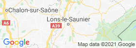 Lons Le Saunier map